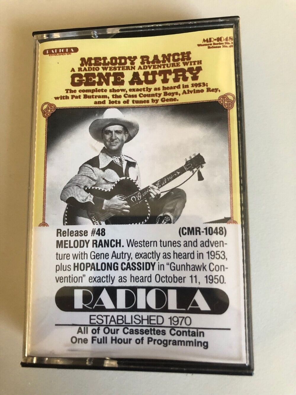 GENE AUTRY & HOPALONG CASSIDY: Casette Vintage gene‎ autry / hopalong cassidy